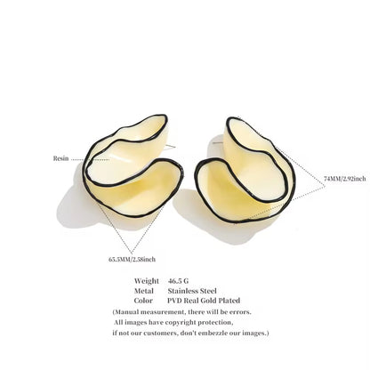 Ivory Bloom Statement Earrings