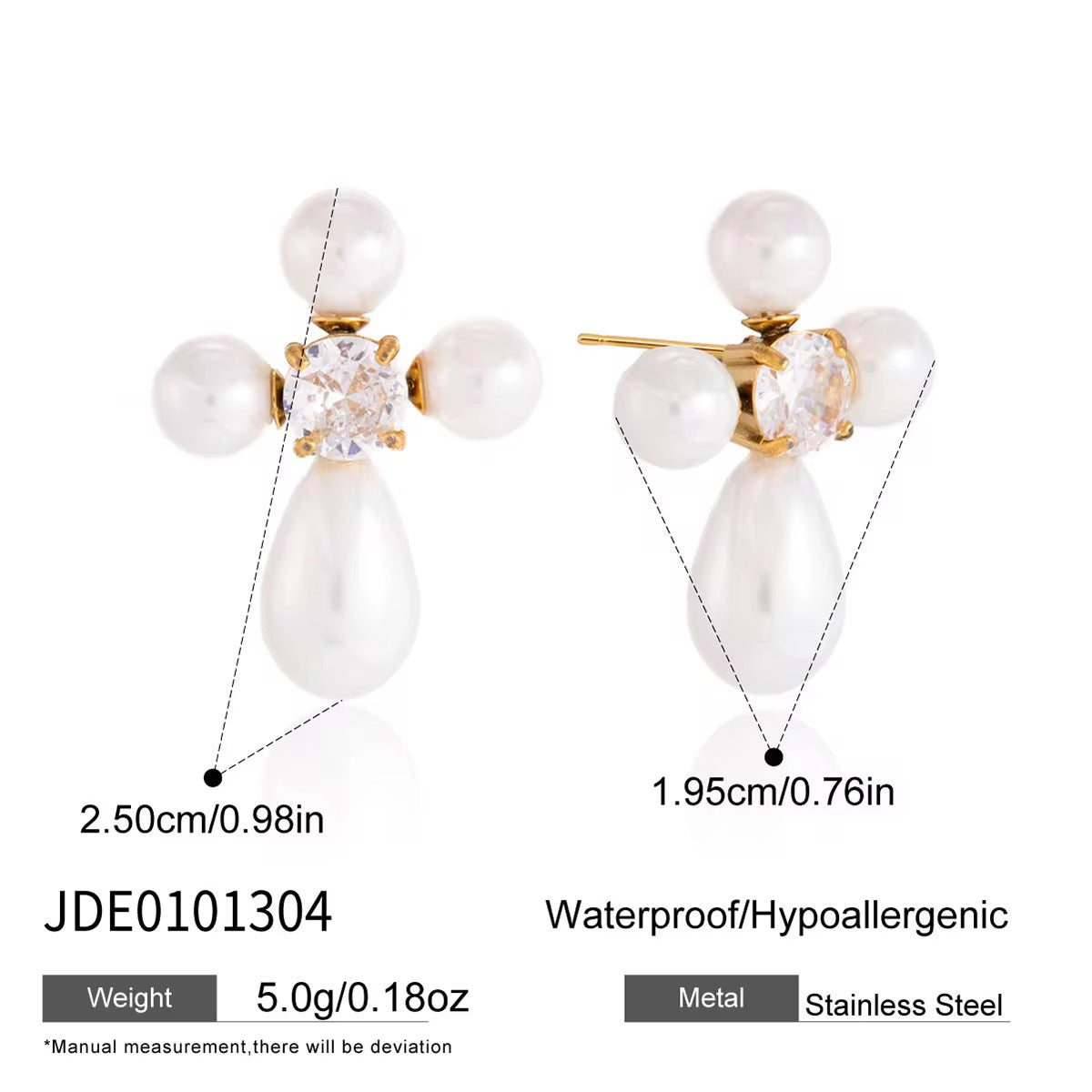 Celina Pearl Bloom Studs