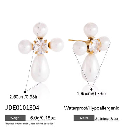 Celina Pearl Bloom Studs