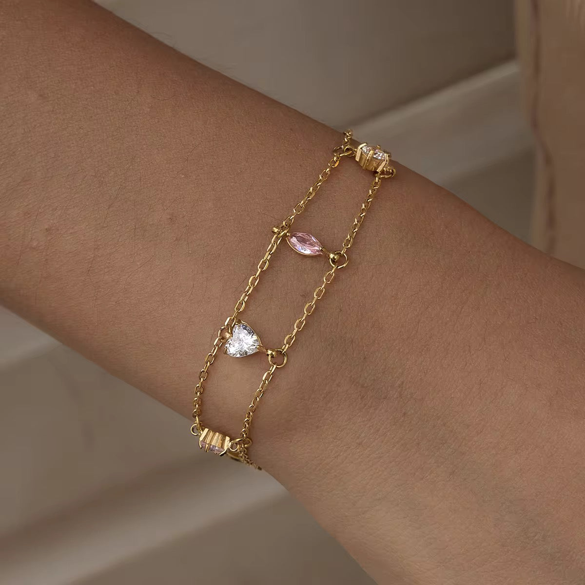 Roselle Crystal Bracelet