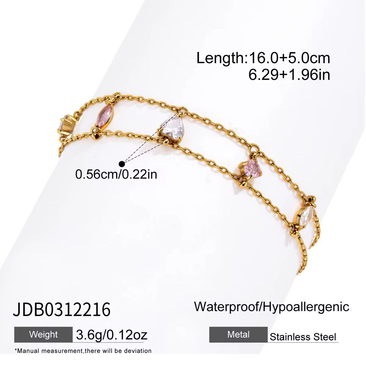 Roselle Crystal Bracelet