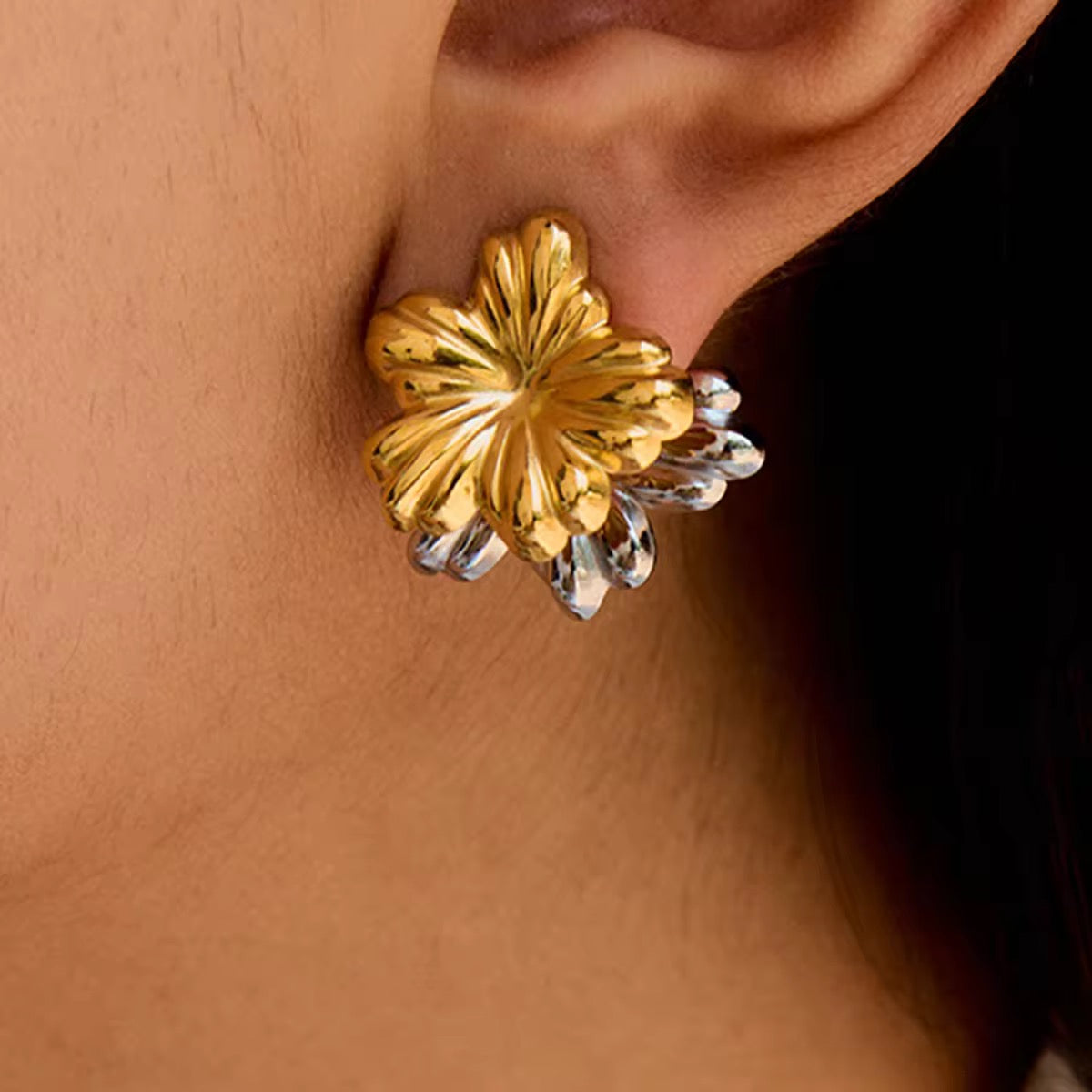 Virelle Flower Studs