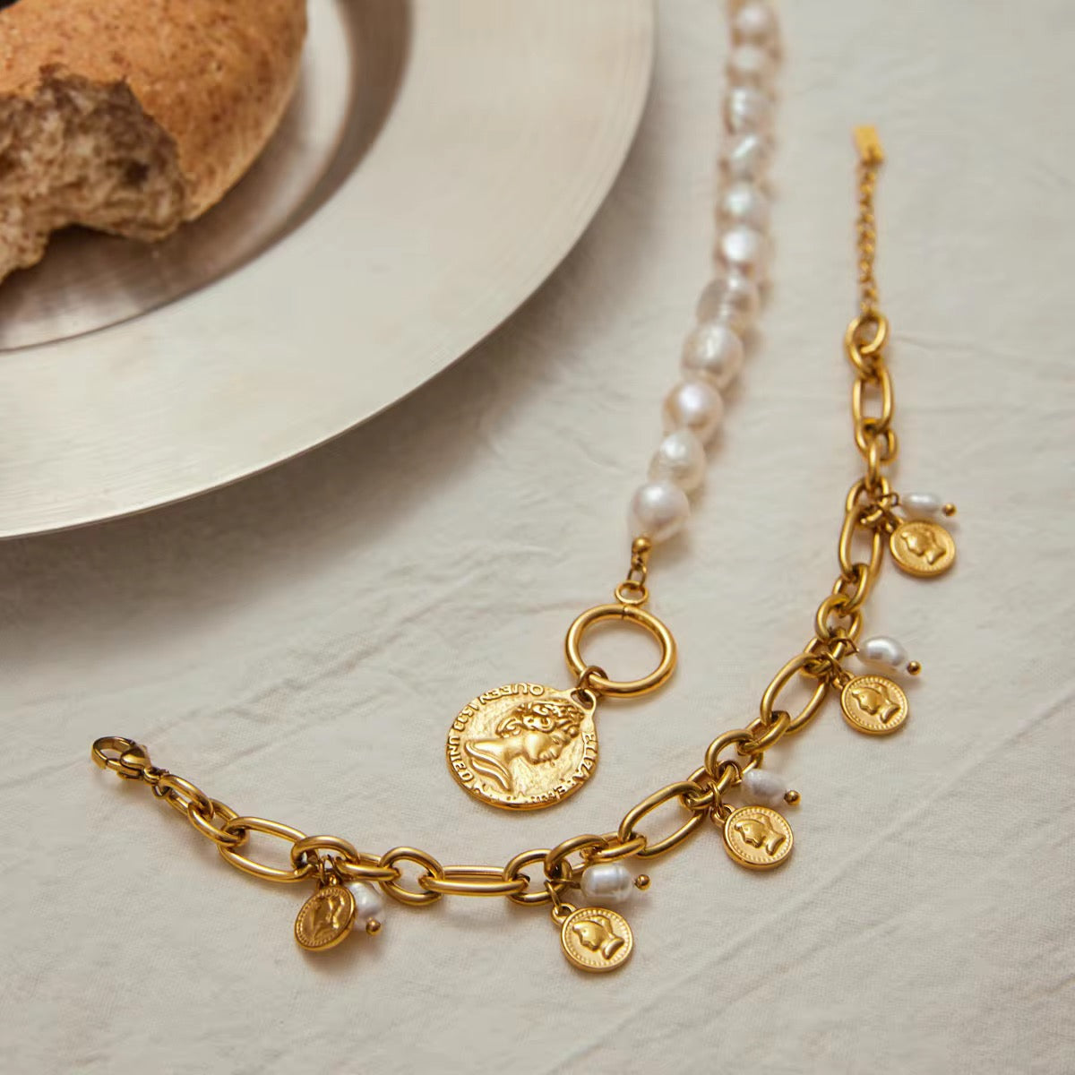 Aurelia Coin Charm Bracelet