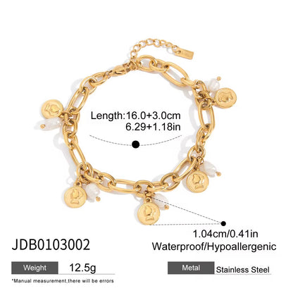 Aurelia Coin Charm Bracelet