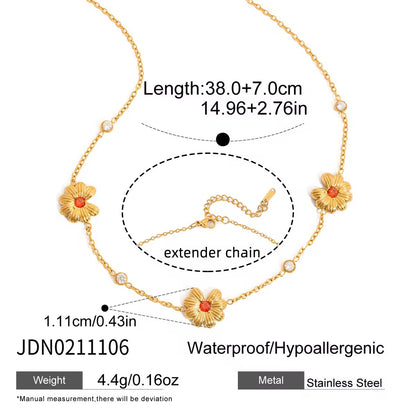 Roselle Bloom Necklace