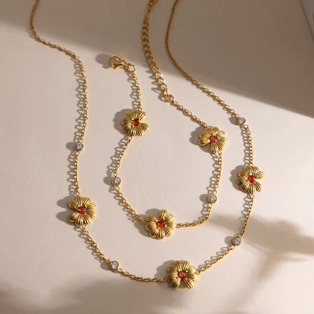 Roselle Bloom Necklace