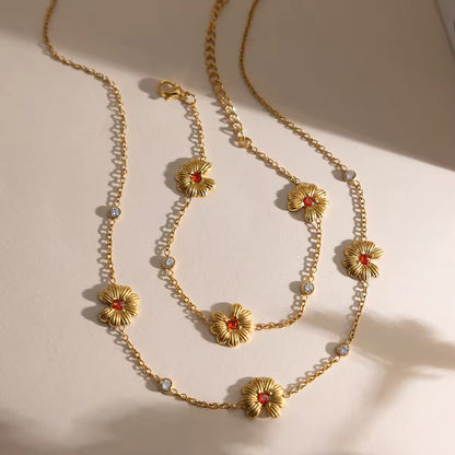 Roselle Bloom Necklace