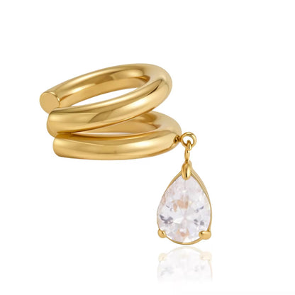 Serene Teardrop Ear Cuff