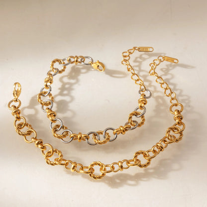 Twisted Duo Chain Bracelet