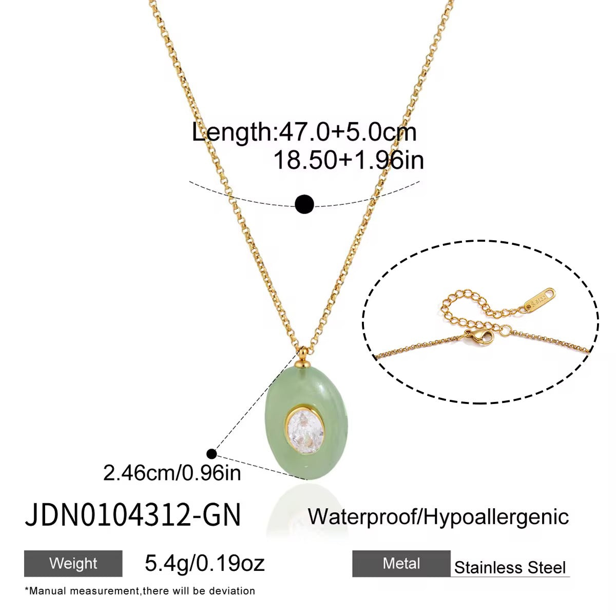 Aurelia Gemstone Pendant Necklace
