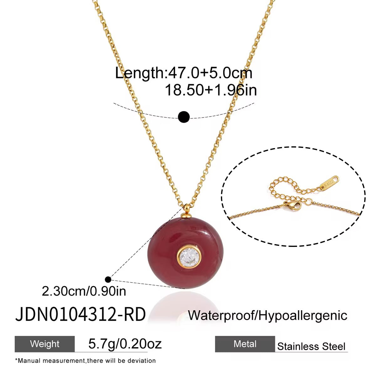 Aurelia Gemstone Pendant Necklace