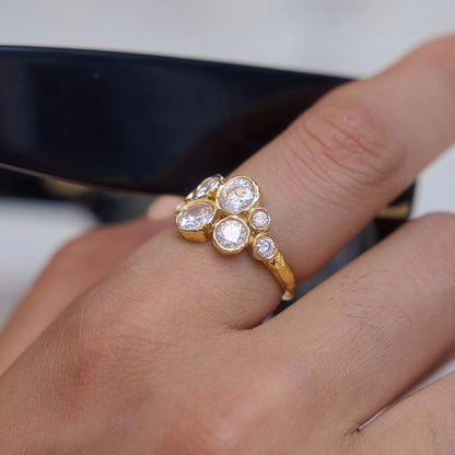 Celestial Crystal Cluster Ring