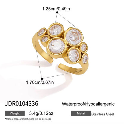 Celestial Crystal Cluster Ring
