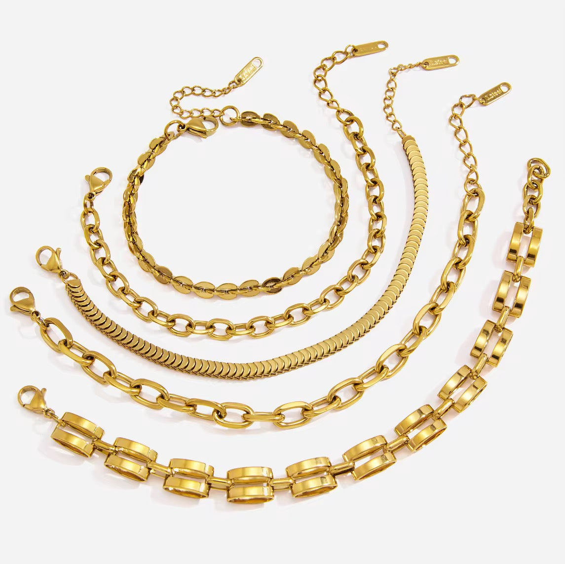 Sleek Link Statement Bracelet