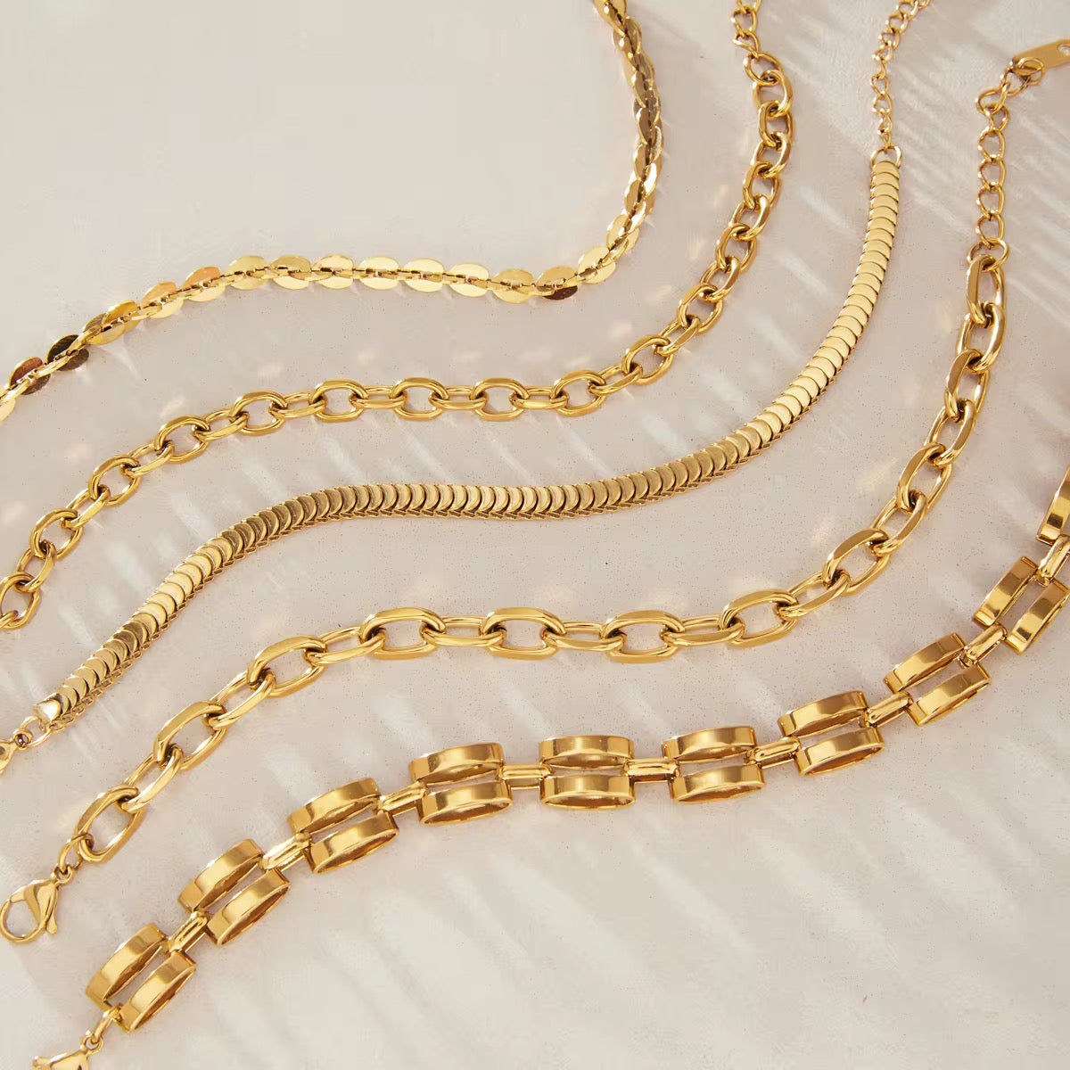 Sleek Link Statement Bracelet