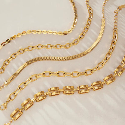 Sleek Link Statement Bracelet