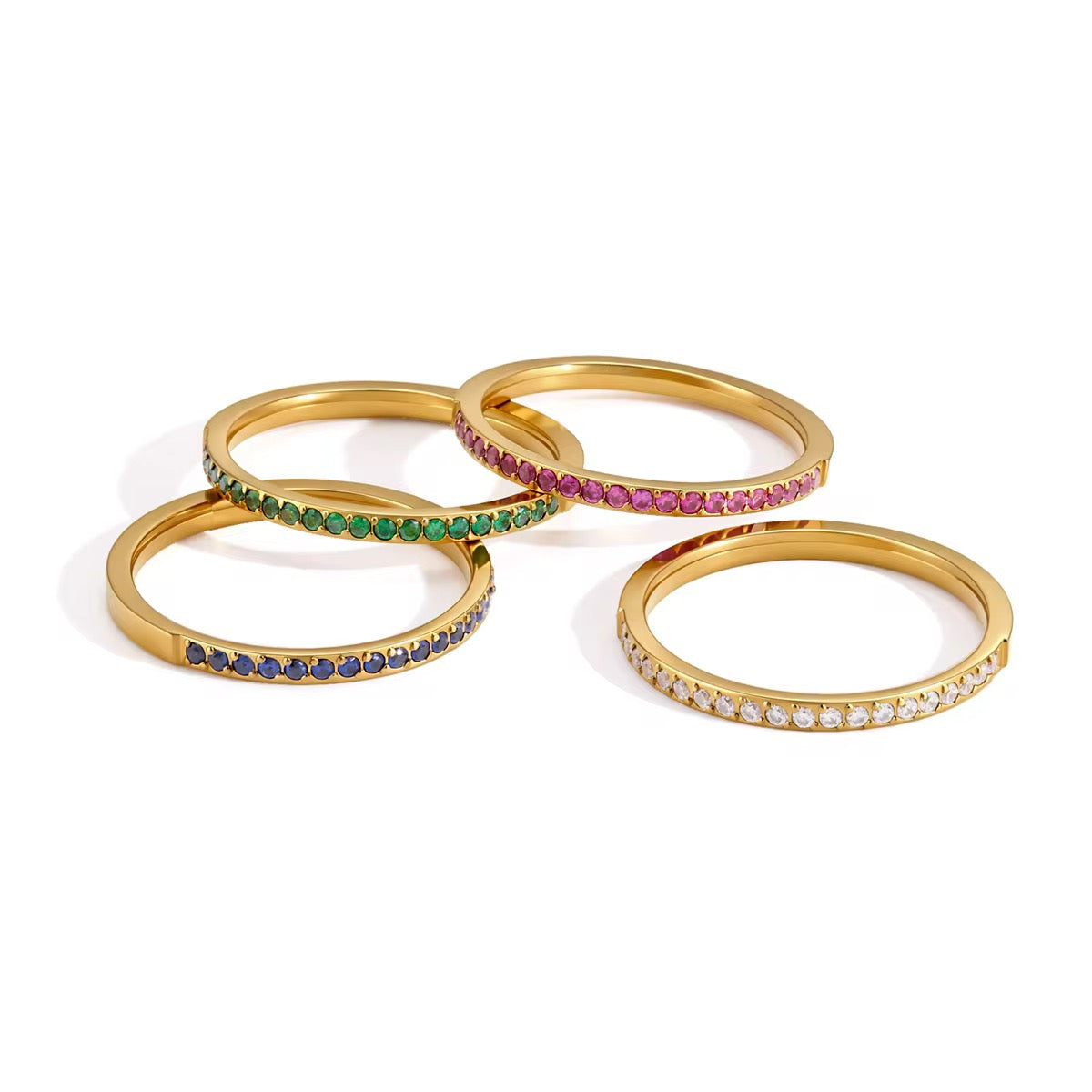 Aurora Rainbow Tennis Ring