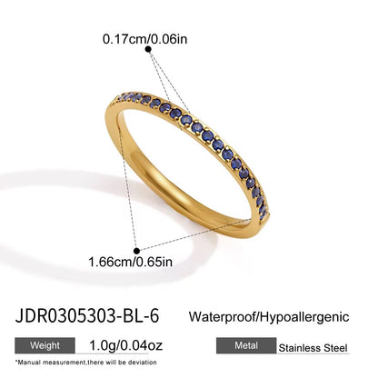 Aurora Rainbow Tennis Ring