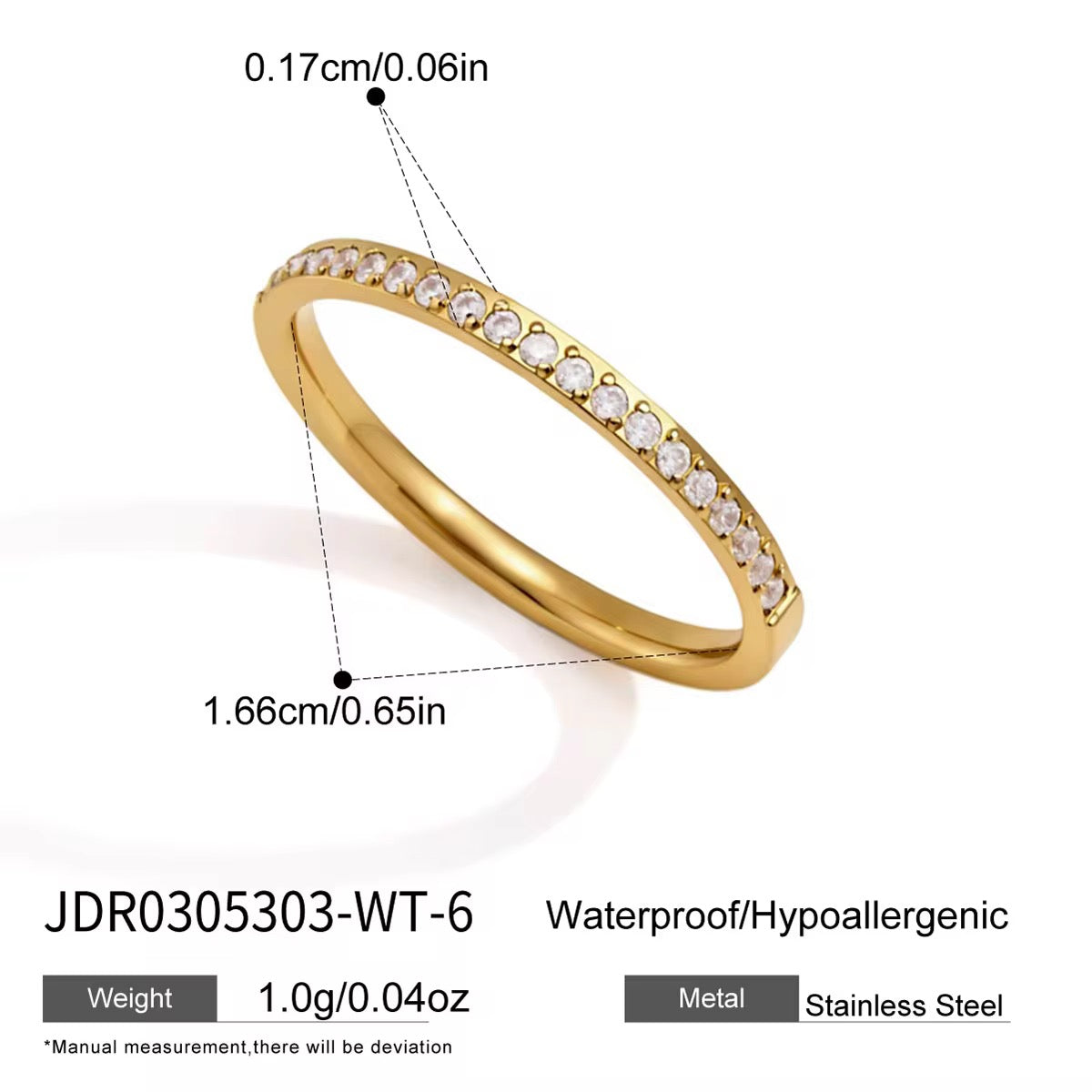 Aurora Rainbow Tennis Ring