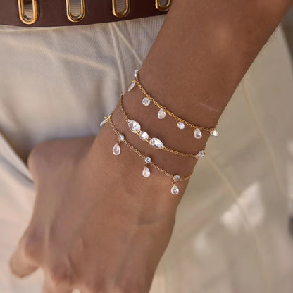 Crystal Charm Anklet