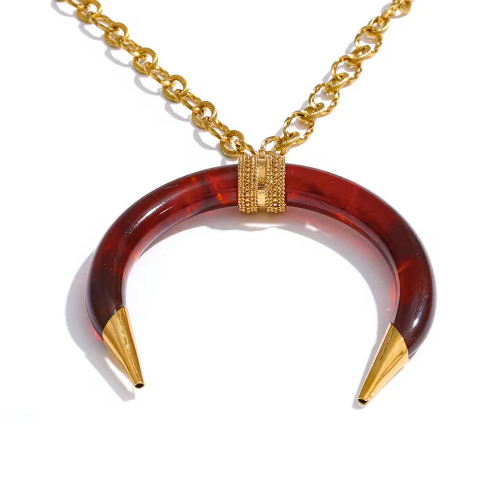 The Obsidian Flux Necklace