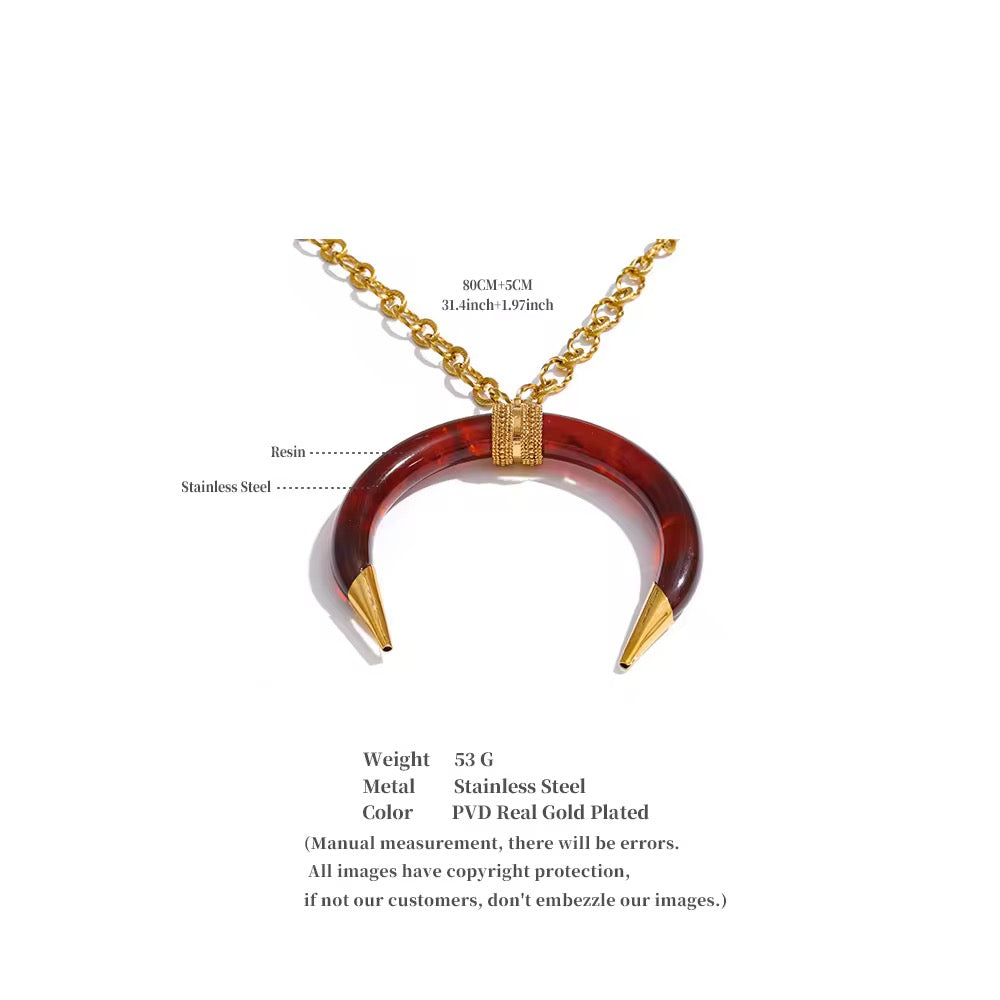 The Obsidian Flux Necklace