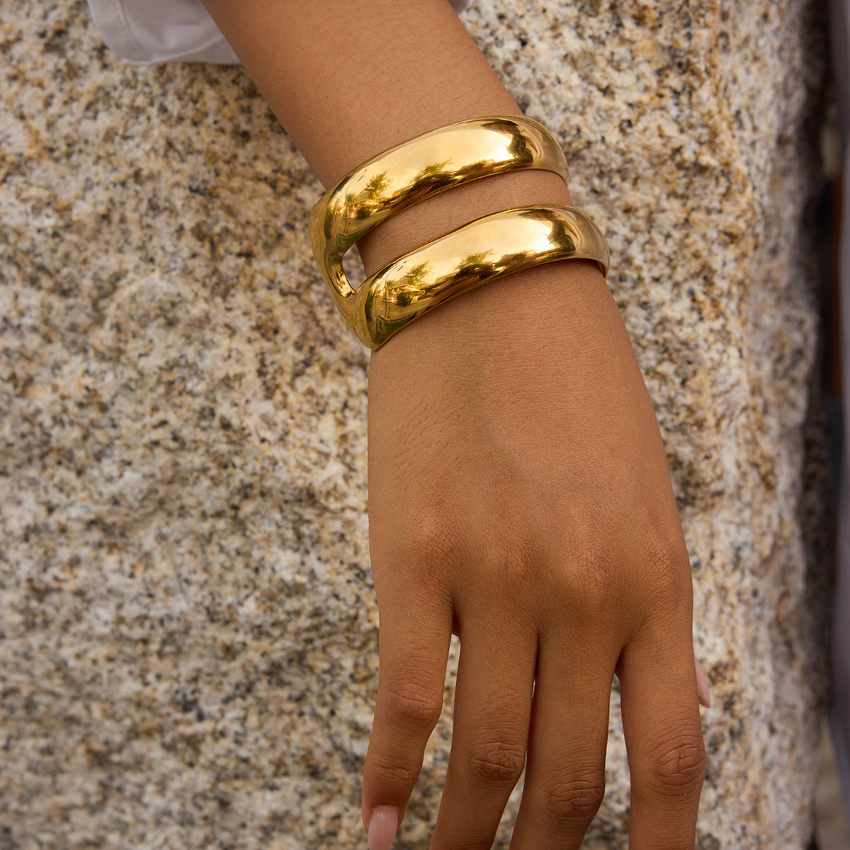 The Hera Double-Band Statement Cuff
