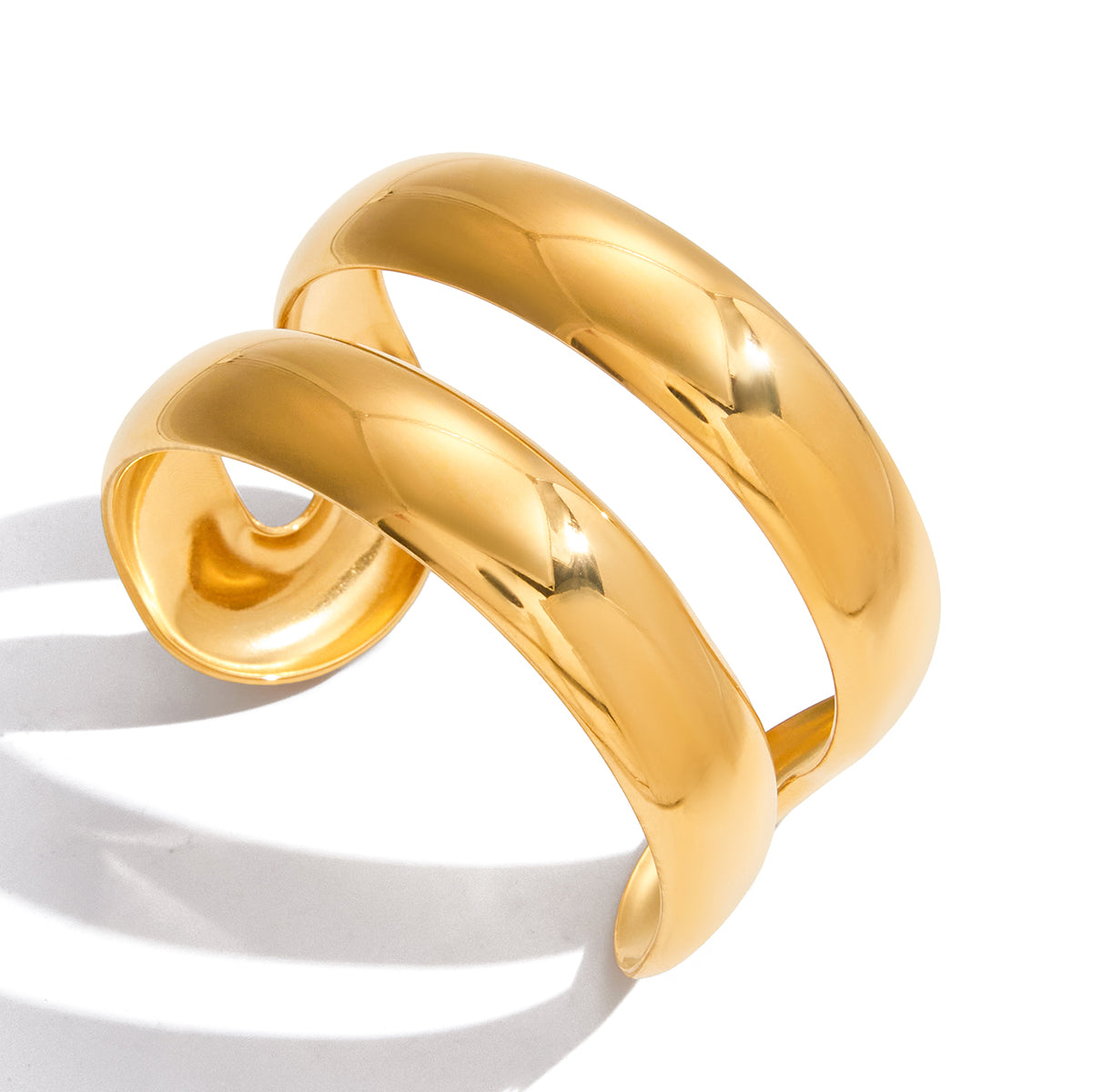 The Hera Double-Band Statement Cuff
