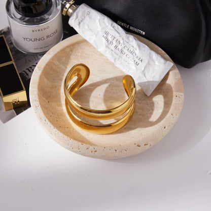 The Hera Double-Band Statement Cuff