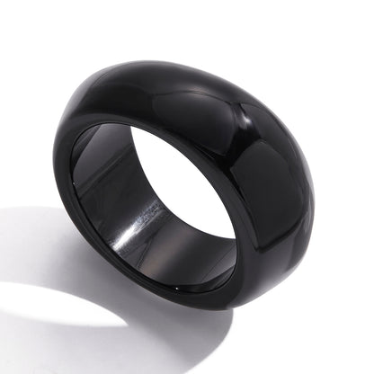 Chunky Black Dome Bangle