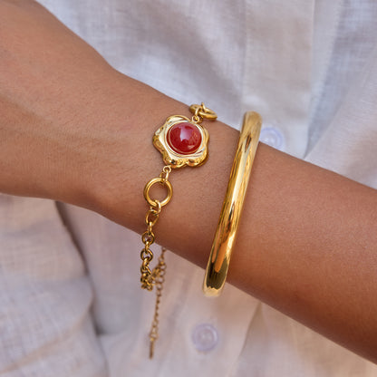 Lumina Bold Gold Open Bangle