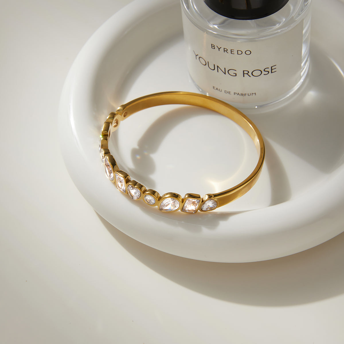 The Gilded Wave Bangle