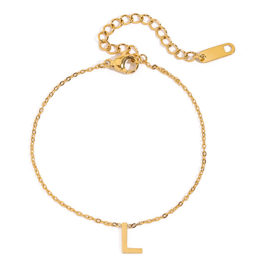 Personalized Initial Bracelet – Letter L