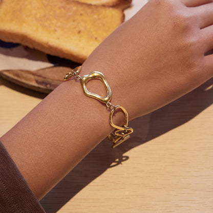 Abstract Geometric Toggle Bracelet