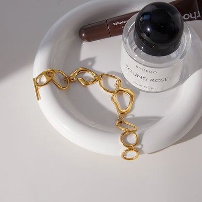 Abstract Geometric Toggle Bracelet