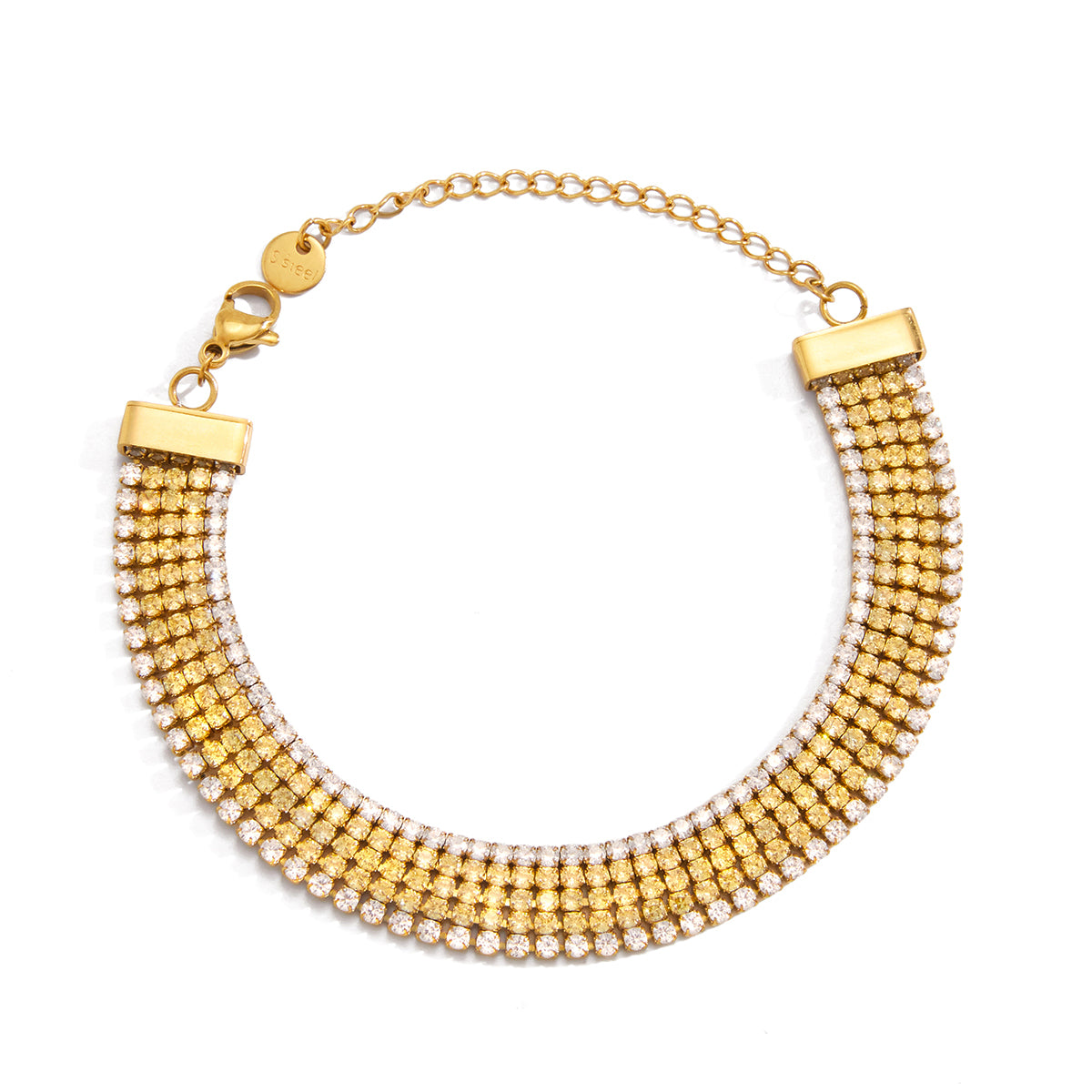 Soliel Five-Row Ombré Tennis Bracelet