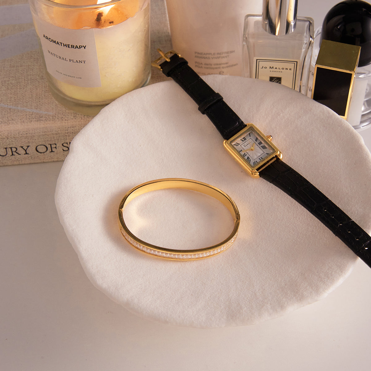 Empress Baguette-Cut Bangle