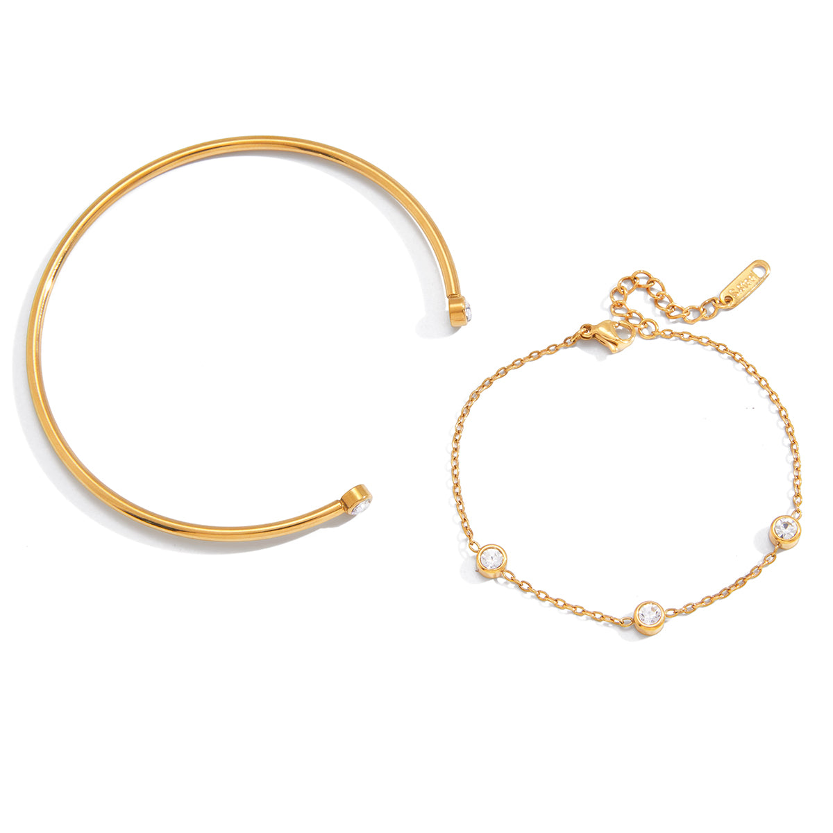 The Constellation Bangle & Chain Set