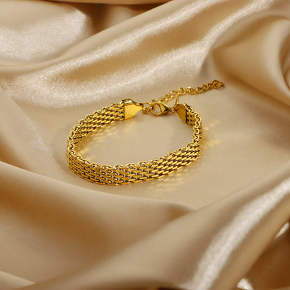 The Gilded Arc Bangle