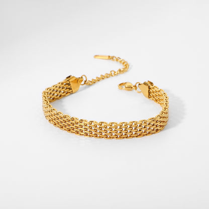 The Gilded Arc Bangle
