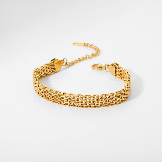 The Gilded Arc Bangle