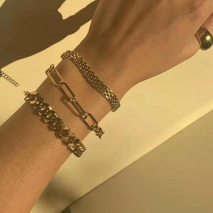The Gilded Arc Bangle