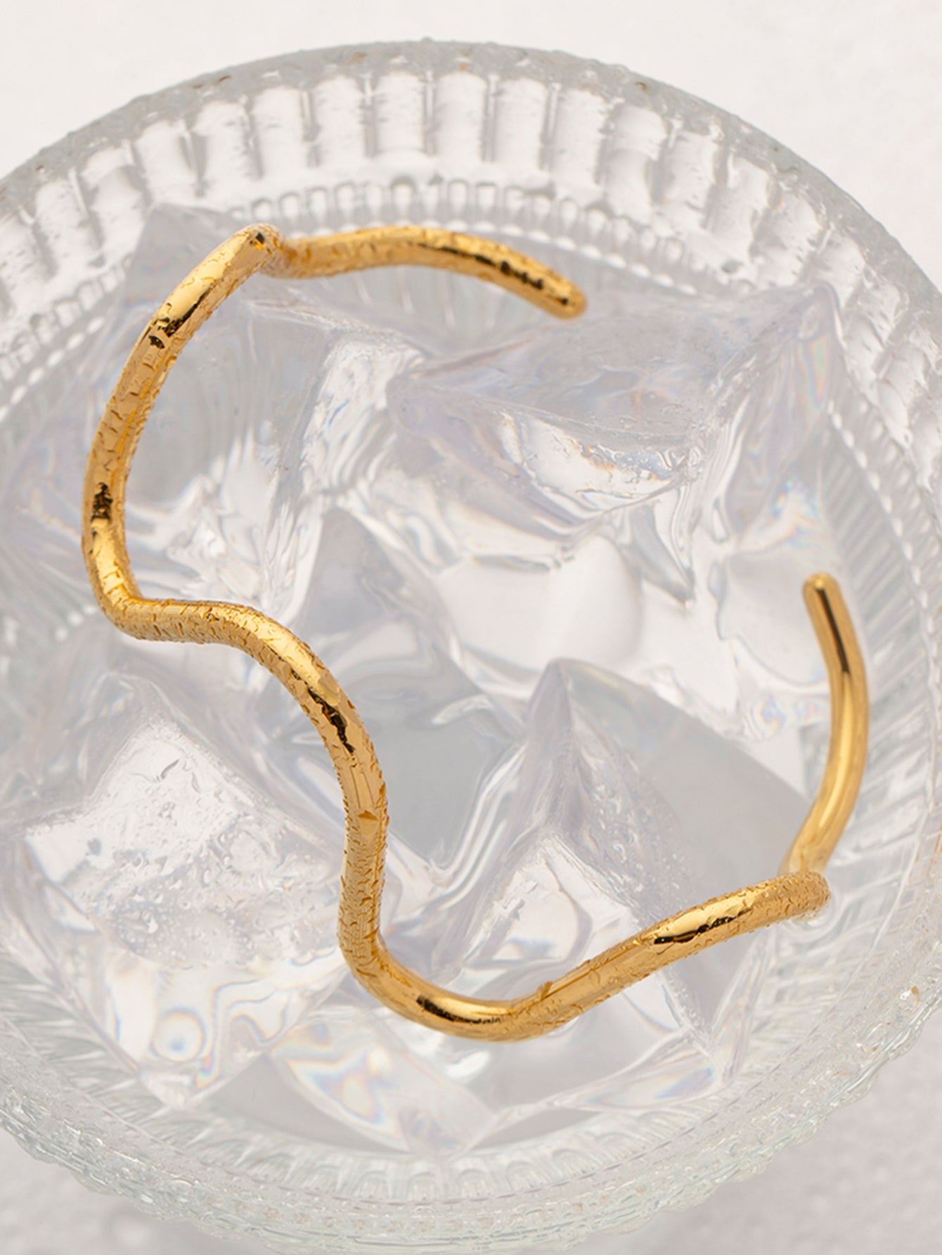 Aegean Wavy Statement Bangle