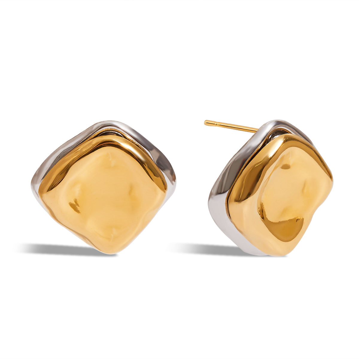 Solstice Oval Crystal Hoops