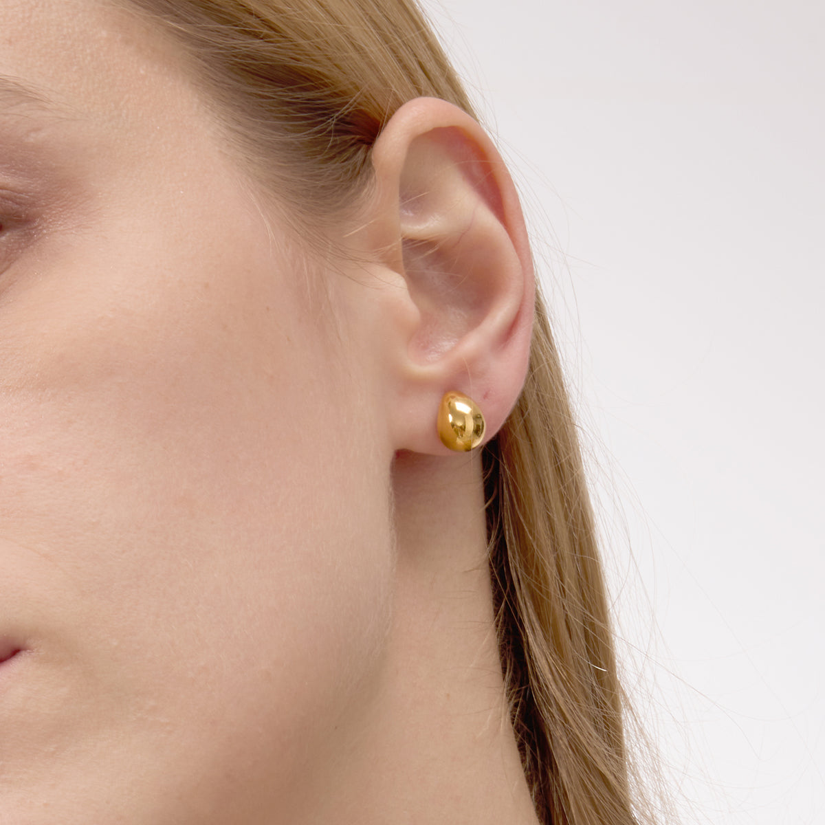 Artisan Gilded Spiral Hoops