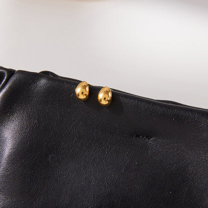 Artisan Gilded Spiral Hoops