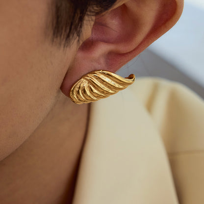 Chunky Twisted Dome Earrings