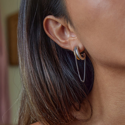 Gold Chain Drop Earrings