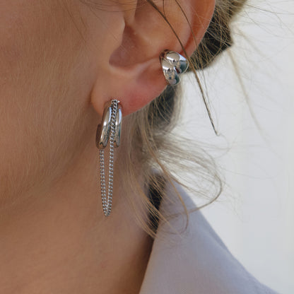 Gold Chain Drop Earrings