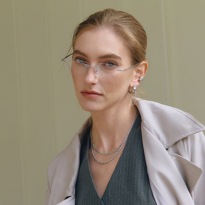 Gold Chain Drop Earrings